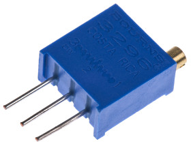 Potencjometr dostrojczy 500kΩ THT 0.5W 25 -zwoje Regulacja górna 2,19 mm