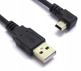 Kabel Mini USB Kątowy 1m Vitalco nawigacja Kamera DSF31