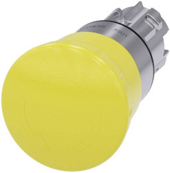 Siemens 3SU10501HB300AA0 3SU1050-1HB30-0AA0 Przycisk grzybkowy przycisk żółty odkręcenie 1 szt.