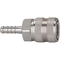 Quick-release coupling, L 59 mm, 35 bar, stainless steel, for hose, 107340