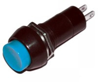 MS1214-B Przełącznik typu push on (niebieski) bistabilny, otwór M12