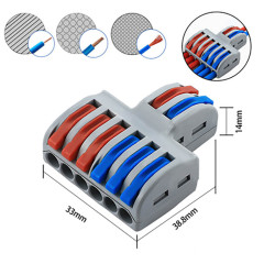 SPL-62 Wago Electrical Cable Connector Clone - Terminal Block Connector