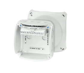 Puszka zewnętrzna IP66/67 130x130x77mm szara Cu KF 0606 G 62000055