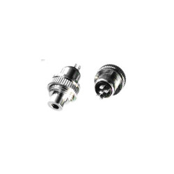 Gniazdo JACK 3.5mm st. do obud. metal.profes. przykr.