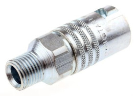 Szybkozłączka pneumatyczna, materiał Stal, złącze G 1/4 męskie, RS PRO PCL