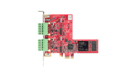 Karta szeregowa, 5-stykowy COMBICON, l. portów: 2, magistrala: PCI Express
