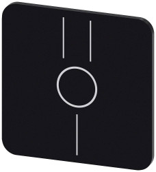 Tabliczka opisowa Siemens 3SU1900-0AF16-0QQ0 (S x W) 22 mm x 22 mm I/0/II 10 szt.