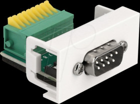 81408 Easy 45 module D-Sub 9 pin plug &gt; terminal block