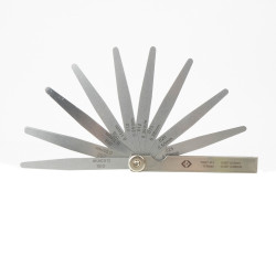 Szczelinomierz 13-płytkowy grubość 2 → 35cal zakres 2 → 35in CK calowy