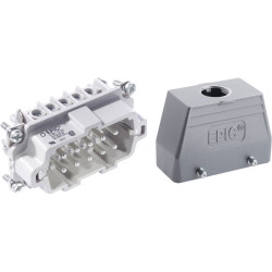 LAPP EPIC&#xAE; KIT H-BE 10 SS TG M25 10P M Metal Straight Entry Housing