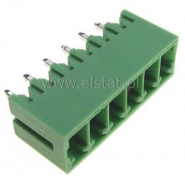 Listwa montaż. pionow 6-zacisk. męska r = 3,5mm