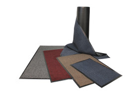 Mata wejściowa Obszary wejścia Czarny/Stalowy PP Z ciętym runem W budynkach, 0.9m Vyna-Plush