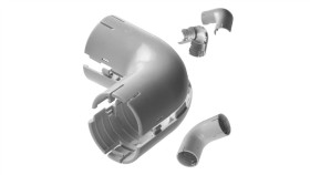 Łącznik Składany Kątowy Lsk 20 Szary Do Rur Sztywnych (Rl I Rlm) Oraz...