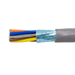 Control Cable liczba żył 10 Ekranowany Alpha Wire średnica zew 6.55mm Szary