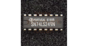 74LS249 (SN74LS249N) BCD-to-7-Segment decoder- Texas