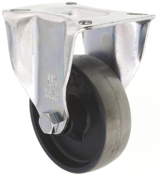 Koło samonastawne średnica kabla 100mm Płyta LAG 450kg wysokość całkowita 138mm