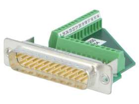 VS25ST-DSUB-MPT D-Sub, il.pinów: 25, wtyk, męskie, na przewód, zacisk śrubowy, 5A, 60V