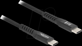 81119 USB 2.0 cable, C plug to C plug, PD 3.0 60 W, 1 m