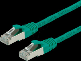 21991233 Patch cable Cat.6 S/FTP PIMF green 1m