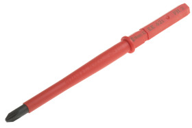 Izolowane ostrze wkrętaka rozmiar końcówki: PH2 Phillips Wera długość ostrza: 154 mm Izolowane ostrze wkrętaka