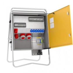 Rozdzielnica budowlana elBOX-XL Z125-021106 IP44 zaciski 5x95 mm, gn. 6xGK 230V 16A, 1xCEE 16A, 1xCEE 32A, 2xCEE 63A, 3xRCCB