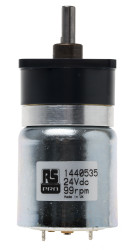 Motoreduktor DC Szczotkowy z przekładnią 172 obr./min 5.5mm 0,26 Nm RS PRO