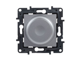 NILOE STEP Ściemniacz obrotowy 2-przewodowy aluminium 863352 LEGRAND
