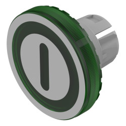 Soczewki do wskaźników, 61-964, Zielony, Okrągły, średnica: 19.7