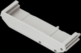 End piece, PA, (L x W x H) 82 x 22.2 x 16 mm, light gray, B6724334