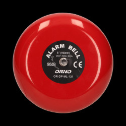 Dzwonek szkolny alarmowy 230V czerwony 90dB OR-DP-ML-131 Orno