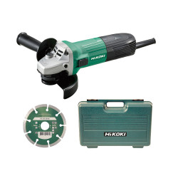 HiKOKI G12STX/J8 Angle Grinder 115mm Diamond Blade &amp; Case 600W 110V