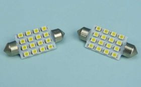 SV-8,5 12V 42mm BIAŁA 16xLED 0,7W