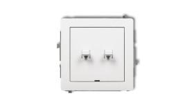 Deco Łącznik Świecznikowy W Stylu Amerykańskim Biały Dwpus-2