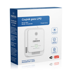 Czujnik Gazu Propan-Butan LPG Firesco JY-ZL2010W WiFi TUYA