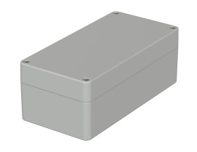 Obudowa ABS szerokość zew. 80 mm długość zew. 160 mm wys. zew. 60 mm Bopla IP66 Jasnoszary