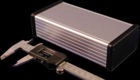 Aluminum enclosure, (L x W x H) 160 x 78 x 43 mm, natural, IP54, 1455K1602