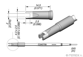 Grot C245758 do rączki JBC T245