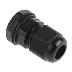 Dławnica kablowa gwint M12 Nylon 66 min. średnica kabla 3mm max. średnica kabla 6.5mm 85°C IP68