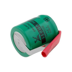 Akumulator do pakietu 1/3AA 1,2V 300mAh NiMh z blaszkami