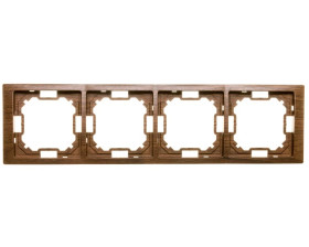 Simon Basic Neos Ramka poczwórna dębowy BMRC4/051