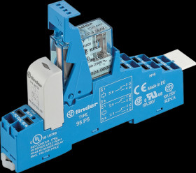 48.P5.9.024.0050 Push-in coupling relay, 2 CO, 8 A, 24 V DC