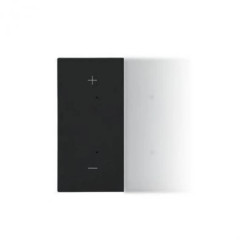 Simon 55 Klawisz połówkowy lewostronny z piktogramem +/-” do produktów elektronicznych Czarny mat TKE24/149