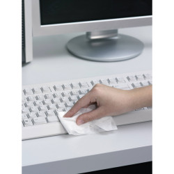 Durable 578802 Wipes: 50 Lint-Free, Anti-Static, Alcohol-Free Cloths