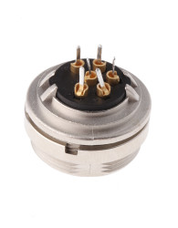 Gniazdo Din 6 -pinowe Żeński Montaż na panelu M16 250 V AC