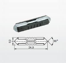 bezpiecznik samochodowy 16A 25mm plastikowy