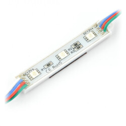 Moduł 3x LED SMD5050 12V IP65 RGB