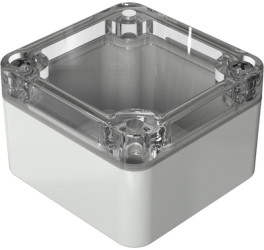 PC enclosure, (L x W x H) 52 x 50 x 35 mm, gray (RAL 7035), IP66, 330505040