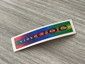 A4000 Video Toaster case sticker
