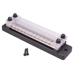 Dual 12 Way 150A Power Distribution Busbar 300VAC / 48VDC