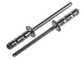 Nit średnica 4mm , materiał: Aluminium, jednostronnie zamknięty średnica otworu 4.2mm długość 14mm